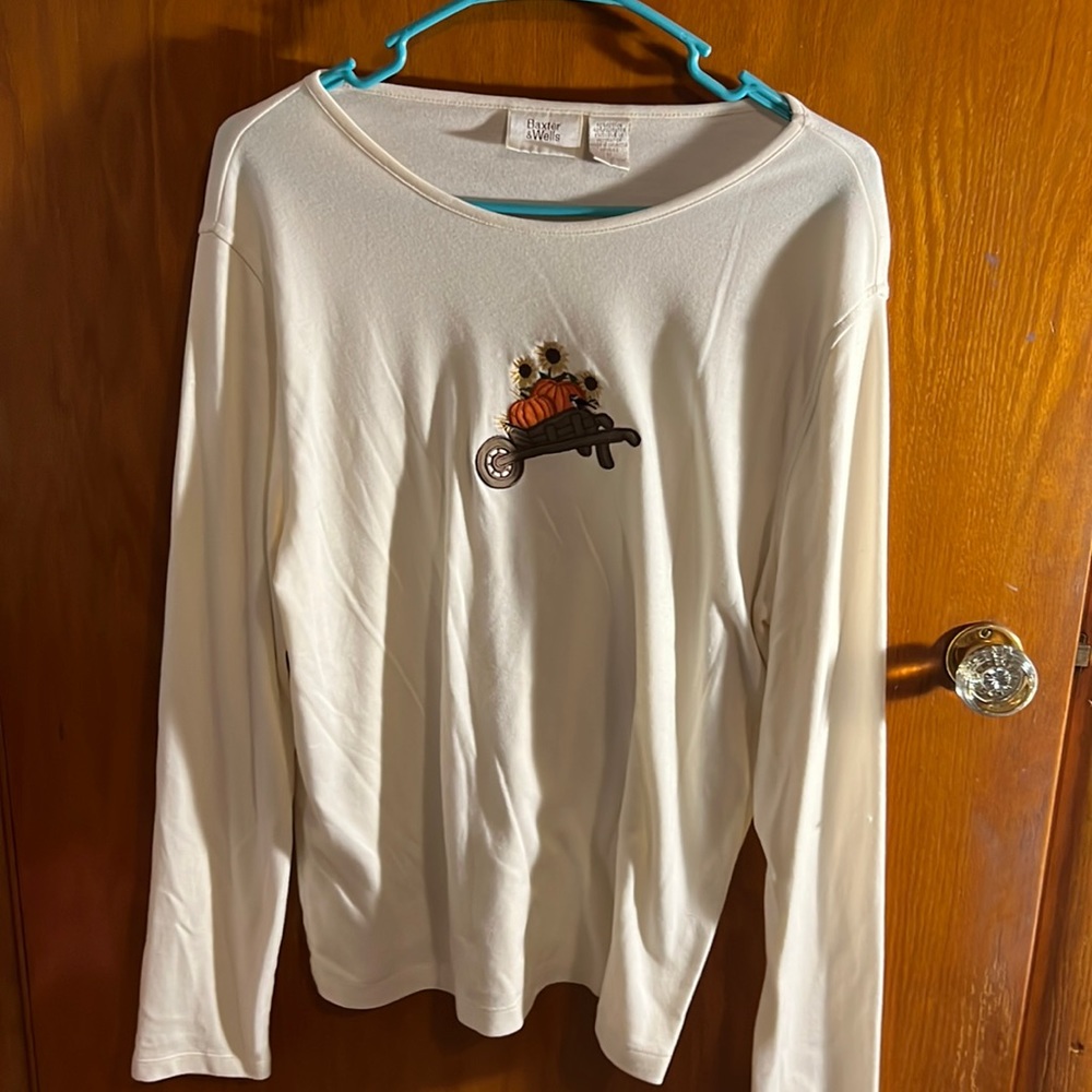 Baxter & Wells Fall / Pumpkin Design Long Sleeve XL